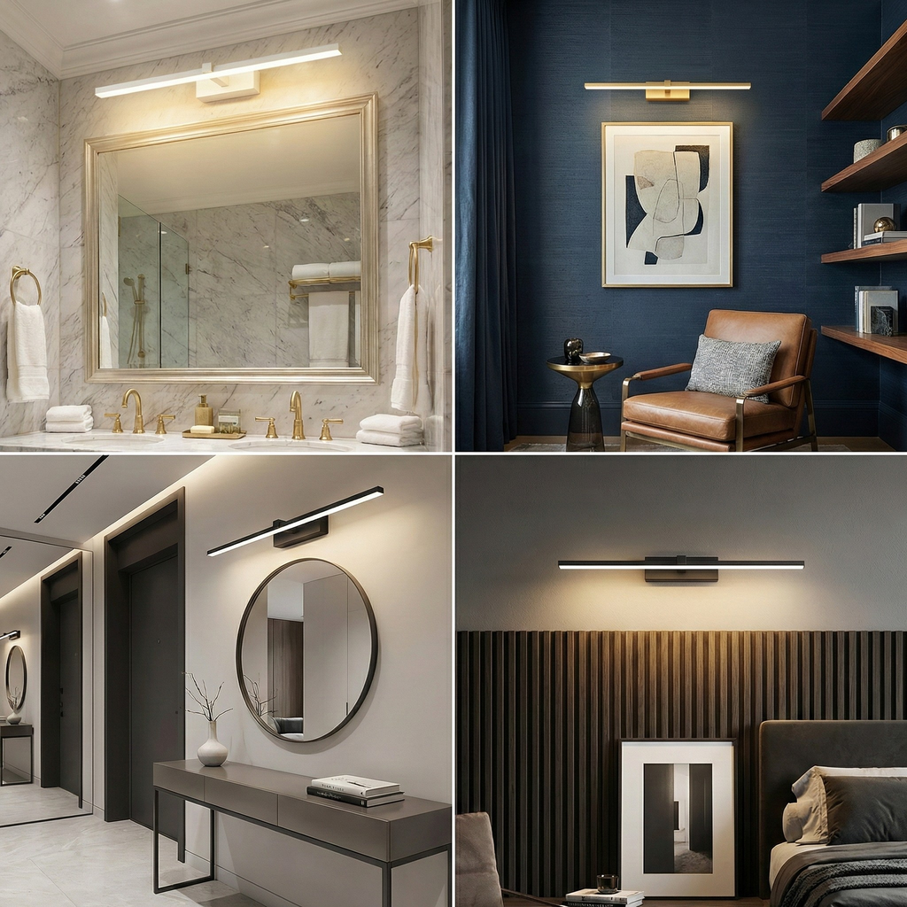 Éclairage Salle de Bain LED Design – Applique Murale 40cm & 60cm